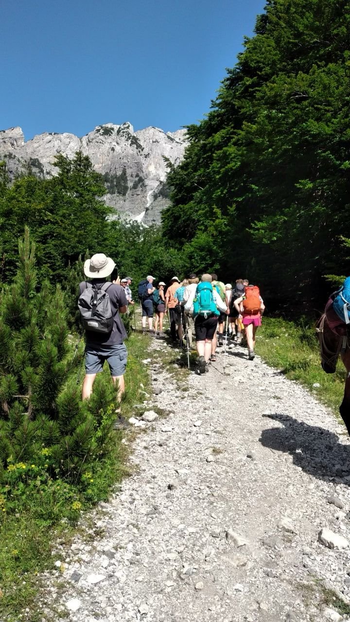 Traditionelles Bergdorf in Nordalbanien
