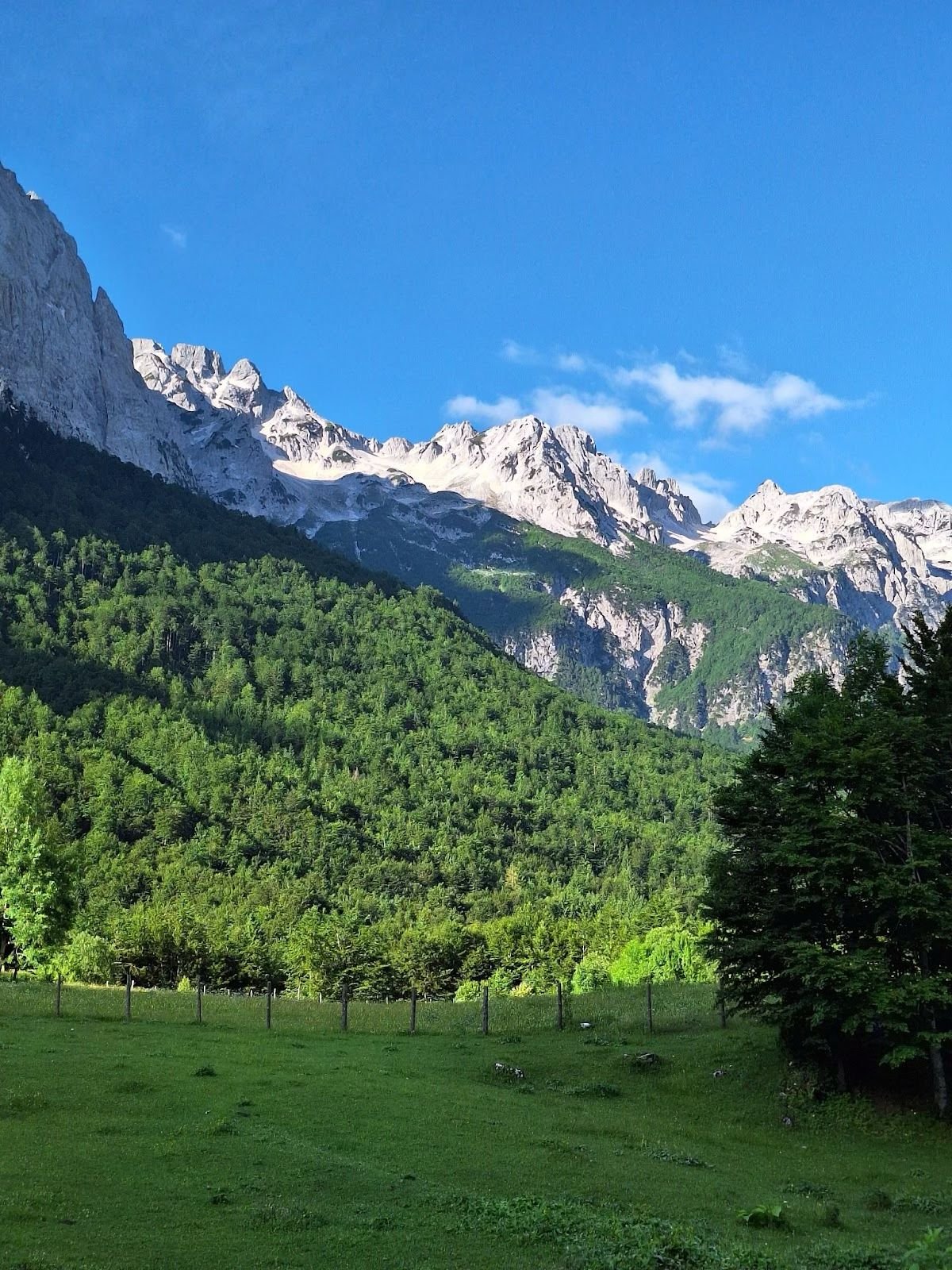Berglandschaft in den Albanischen Alpen